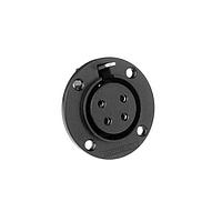 Amphenol Audio AP-6-13 Speaker Connectors FEM CHASIS Round FLNG Machined CONT