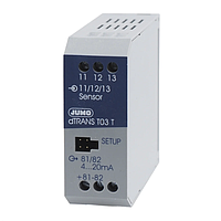 Jumo dTRANS T03 T Two-wire or three-wire transmitter (-200 ~ +850°C, rail mounting)