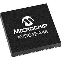 Microchip Technology AVR64EA48-E/6LX MCUs 64KB, RWW, 6KB RAM, 48p, 20MHz, CFD, 12b ADC, PGA, 2xComp, DAC, 3xUART, SPI, TWI