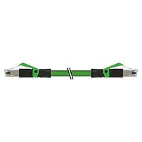 Murrelektronik 7000-74301-7961000 Ethernet Cables / Networking Cables RJ45 male 0 / RJ45 male 0 shield Ethernet, PUR 2x2xAWG22 shielded gn UL,CSA+dragchain 10m
