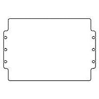 Molex / GWconnect 93604-0337 Enclosures, Boxes, & Cases METAL PLATE FOR S.N. 8028 8100.8428.0