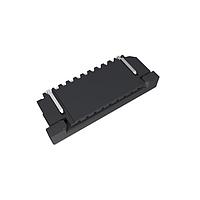 Amphenol FCI SFW9R-6STE1LF Connectors 1.00mm Flex Connector, SFW-R series, 9 Position, Top side Contact, Side Entry Surface Mount ZIF CIC Connector, Lead Free.