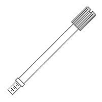 NorComp 970-RTHUMBSCREW Thumbscrew 4-40 FMALE SCREWLCK NICKEL PLATED
