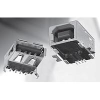 Kycon KUSBX-SMT-BS1N-W USB Type B Connectors B TYPE SMT RECEPT WHITE -SHIP ON TRAY