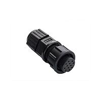 Amphenol LTW BD-08BFFA-SL6001 Standard Circular Connector Ceres, Standard Size, Plastic, 5A, 08 pins, Female Connector, Female Contact, Straight, Screw Thread, Solder, Field Installable, F3.5 - F6.5mm, IP66