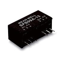 MEAN WELL SPB09B-15 Isolated 18-36Vin 15V 0-600mA 9W Iso Reg SIP
