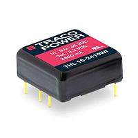 TRACO Power THL 15-4813WI Isolated 18-75Vin 15V 1A 15W 1x1 Reg Iso SIP