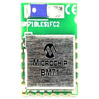 Microchip Technology BM71BLES1FC2-0B04AA USB Adapter Bluetooth BLE Module, Shielded, Antenna, 9x11.5mm, Industrial Temp