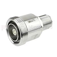 Fairview Microwave SM4475 Bulkhead 7/16 DIN Female to N Female Adapter (6 Ghz, IP67 UnMated)