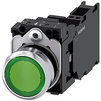 SIEMENS A6X30143471 Standard Switches ILLUMINATED PUSHBUTTON. GREEN