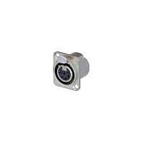 NEUTRIK NC6FD-LX Receptacles Recpt DLX 6 pin F solder nickel/silver
