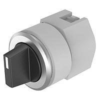 EAO 704.409.010 Selector Switch Selector switch-actuator 3 positions mom-0-main black/black short lever D35