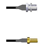 Amphenol Custom Cable Q-1U02V0003010i RF Cable Assemblies N-SJB/SMA-SJ G174 10I
