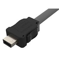 Amphenol Commercial Products ND9ACA250G Cat 6a ix Industrial Cable, ix pigtail, Type A,0.5m, 26AWG 8 Wire LSZHCable,Cat 6A, Gold 8u"