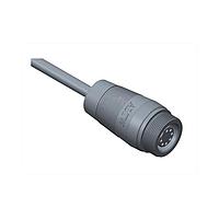 Amphenol LTW 1CD-09BMFM-SL6A04 Sensor Cables / Actuator Cables Ceres, Middle Size, Plastic, 5A, 09 pins, Male Connector, Female Contact, Straight, Screw Thread, Overmolded, Length 4000mm, IP66