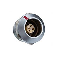 Amphenol LTW FLKB-09EGFS-GCP-001 Connectors FLOS, K Series B Size, Metal, 2A, 09 pins, Female Connector, Female Contact, Circular, Push Pull, Solder, Receptacle, Rear Fastened, IP68