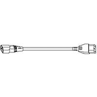 Volex 2171H AC Power Cord 10A 250V JMPR CRDSET 1 METER BLACK