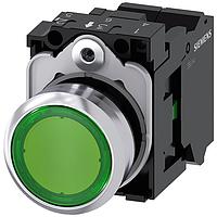 SIEMENS A6X30144411 Standard Switches ILLUMINATED PUSHBUTTON. GREEN