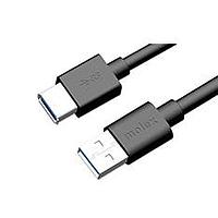 Molex 68789-0035 USB 3.0 USB3.0 A-MtoA-F Blk 1m