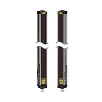 Banner Engineering SLSP30-450P44NT Optical Sensors EZ-SCREEN Pair; Resolution: 30 mm; Range: 18 m (60 ft); Defined Area: 450 mm (17.7 in); Housing Length: 522 mm (20.6 in); Connection: 4-pin M12 Pigtail Connectors; Emitter: No test Input