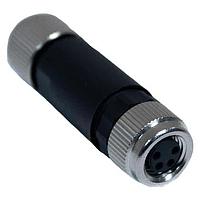 Mueller BU-8ZU12 Standard Circular Connector M8 4 PIN F ST PB A CD FW