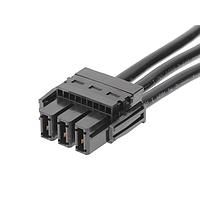 Molex 218056-0320 Discrete Wire Cable Assemblies FEM/FEM 3CKT OTS SR CBL ASSY 2m BLK 11mm Pitch EXTreme Guardian