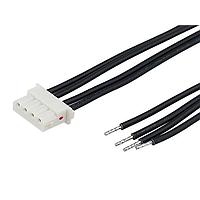 Molex 226431-1042 Discrete Wire Assembly Mini-SPOX-to-Pigtail (OTS) Cable ASSY 2.50mm Pitch SR 150mm LEN Tin, 4 Ckt