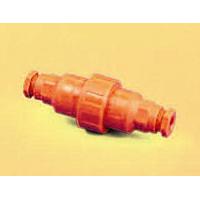 Bulgin PX0777/OR Connectors ORANGE CABLE JOINER STRT THRU COUPLER