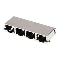 Molex 44560-0024 Ganged MODJACK RA COMPACT CAT 5 PTH SHIELDED