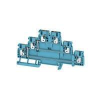 Weidmuller 2428850000 DIN Rail Terminal Blocks A3T 2.5 VL BL