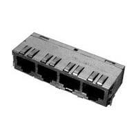 AMP Connectors - TE Connectivity 6116527-1 Modular Connectors / Ethernet Connectors MJ ASSY 8POS 4PORT CAT5