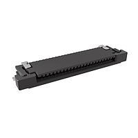 Amphenol FCI SFV23R-2STBE1HLF Board Mount 0.50mm Flex Connector, SFV-R Series, 23 Position, Top Side Contact, Side Entry Surface Mount ZIF Connector, Halogen Free, Lead Free, Gold Flash