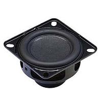 Same Sky (formerly CUI Devices) CDS-4528-44SP Speaker 45.2 square, 28.1mm deep, Nd-Fe-B, PU+paper, 4 W, 4 ?, 200 Hz, solder pad