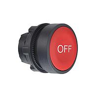 SCHNEIDER ZB5AA435 Flush FLUSH RED W/WHT OFF MARKING