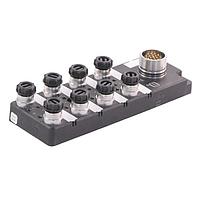 HARTING 090700221200 Sensor Cables / Actuator Cables Sensor Actuator Box M12 Acode 4pin8Ports