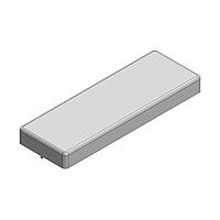 Masach Tech MS593-20S-NS EMI/RFI Shield, One-Piece 59.3 x 20.6 x 5.7mm One-piece Drawn-Seamless RF Shield/EMI Shield (Nickel-Silver)