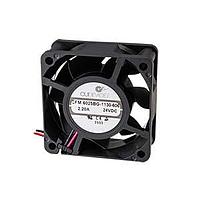 Same Sky (formerly CUI Devices) CFM-6025BG-2100-535 DC Axial Fan dc axial fan, 60 mm square, 25 mm, 24 Vdc, ball, 10000 RPM, 43.36 CFM