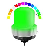 Banner Engineering K100PLRGB7 Programmable Multicolor Indicator K100 Pro Indicator: RGB Beacon; 12-48 V dc; Polycarbonate; IP66, IP69K; Multicolor; 2 m (6.5 ft) Integral Cable