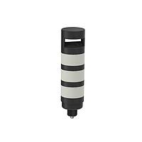 Banner Engineering TL70BYRGALQP Modular Tower Light TL70 Tower Light; Black Housing: 4-Color Loud Audible Indicator; Voltage: 12-30 V dc; Environmental Rating: IP65; Input: Bimodal; Colors: Blue Yellow Red Green; 150 mm (6 in) 8-pin M12 PVC Pigtail QD