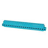 Same Sky (formerly CUI Devices) TBP01P1W-508-20BE Plugs Terminal block, pluggable, w screw lock, 5.08, plug, 20 pole, blue