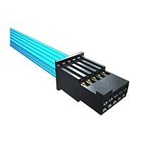 Samtec SFSDT-10-28-G-48.00-SR Double Row Discrete Cable 0.50" Tiger Eye(TM) Double Row Discrete Wire Cable Assembly