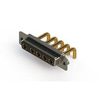EDAC 630-5W5-250-2NA Mixed Contact D-Sub Connectors Right-angle Power Combo D-Sub Connector