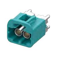 Rosenberger AMS19B-40MZ5-K PCB Connectors Straight HFM Double Plug PCB with Housing; Curry