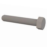 Essentra Components 50M050080J030 Machine Screw Hex Unslotted Bolt, M5 X .8 Thread, 30mm Lg