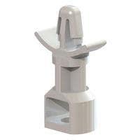 Essentra Components SRLAHS-16-01 Supports CB Spt,Rivet Mnt,Natural,1 in Spc