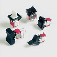 E-Switch 300DP1R1M6QE Rocker Switches DPDT ON-ON R/A PC MT