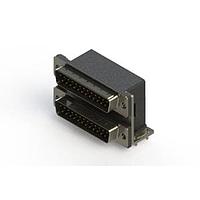 EDAC 661-025-664-037 Dual Port D-Sub Connectors Right-angle Dual Port D-Sub Connector