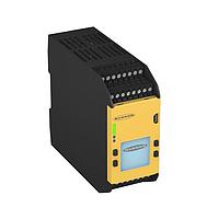 Banner Engineering SC26-2D Safety Controllers SC26-2D Safety Controller: Non Expandable; 26 Input; 2 pairs of PNP Safety Outputs (0.5 A each); Display; No Ethernet; USB; 8 Convertible Inputs; Removable Screw Terminals; 24 V dc; 120 mA