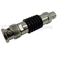 Fairview SA6B10W-10 10 dB Fixed Attenuator BNC Male To BNC Female Up To 6 GHz Rated To 10 Watts With Black Aluminum Heatsink Body