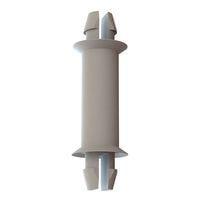 Essentra Components 27DMSP00437 PCB Support, Two Prong PCB Support, Locking, .125/.125 Hole, .437 Spacer